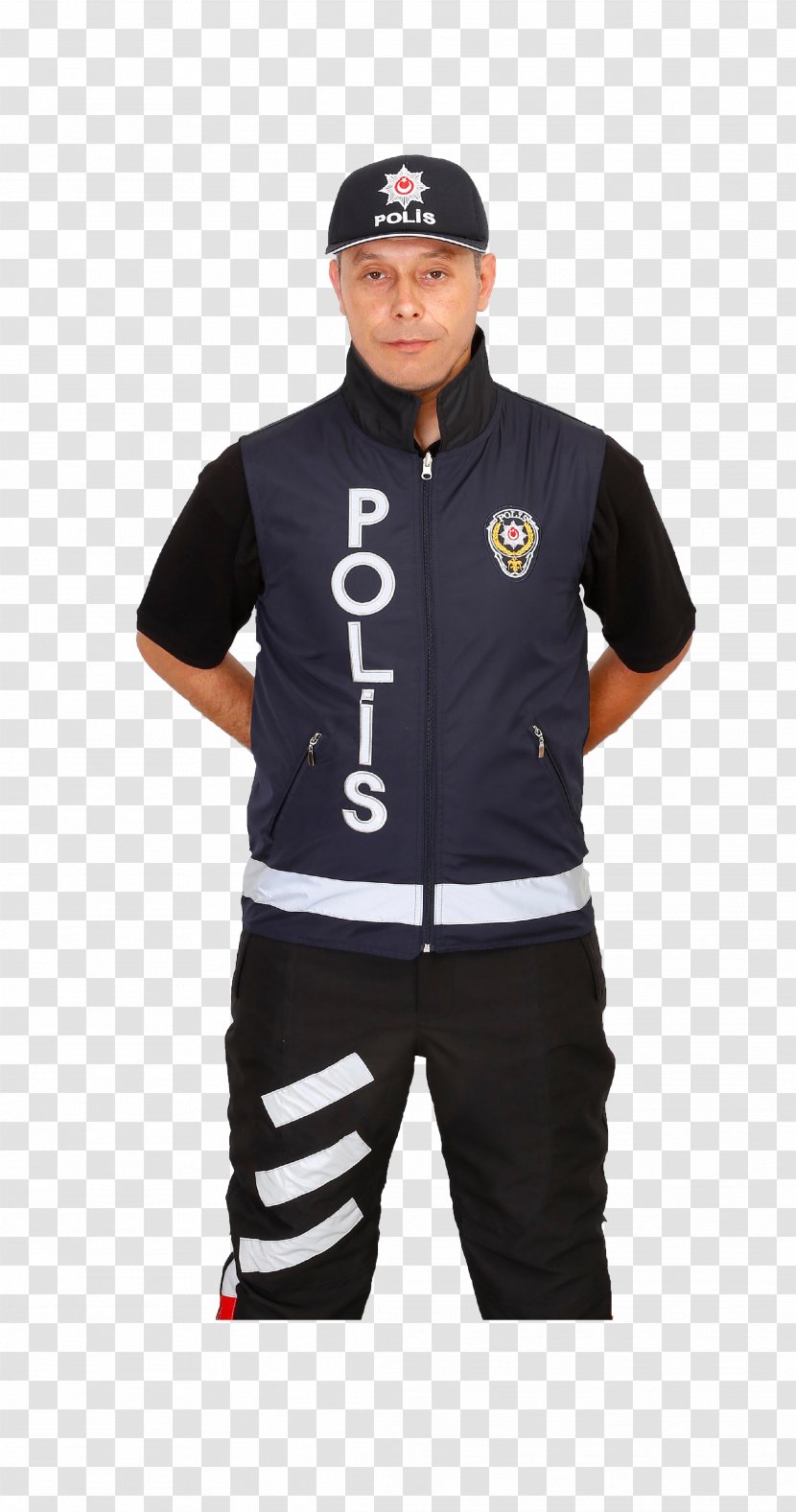 Jersey Waistcoat Police Uniform T-shirt - Civilian Transparent PNG