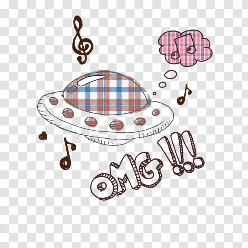 Unidentified Flying Object Saucer Cartoon - UFO Transparent PNG