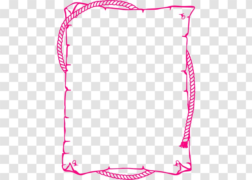 Borders And Frames Free Content Clip Art - Line - Girly Transparent PNG