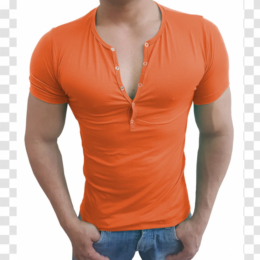 T-shirt Blouse Sleeve Henley Shirt - Active Transparent PNG