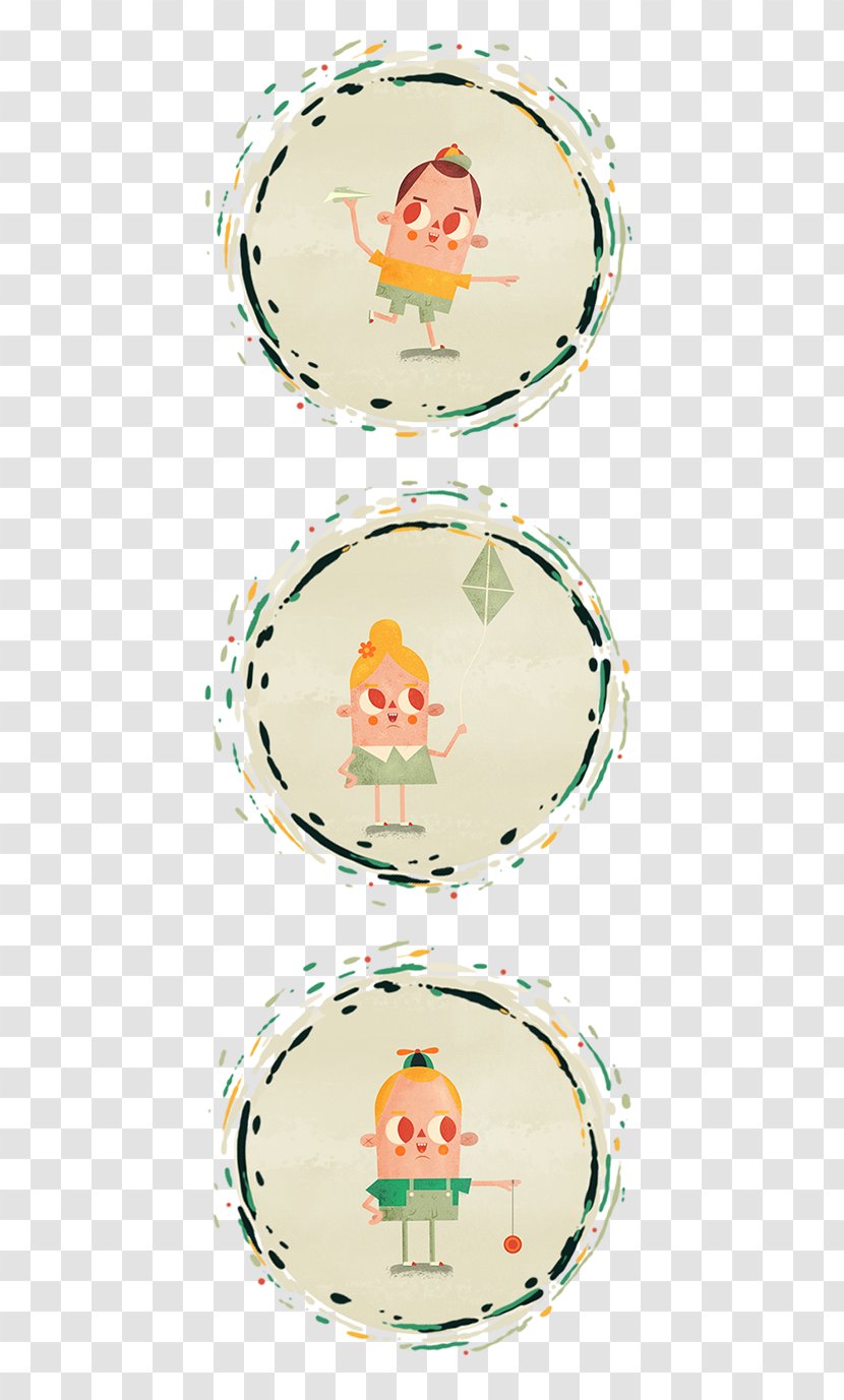 Plate Platter Porcelain - Ceramic - Countdown Five Days And Cartoon Characters Creativ Transparent PNG