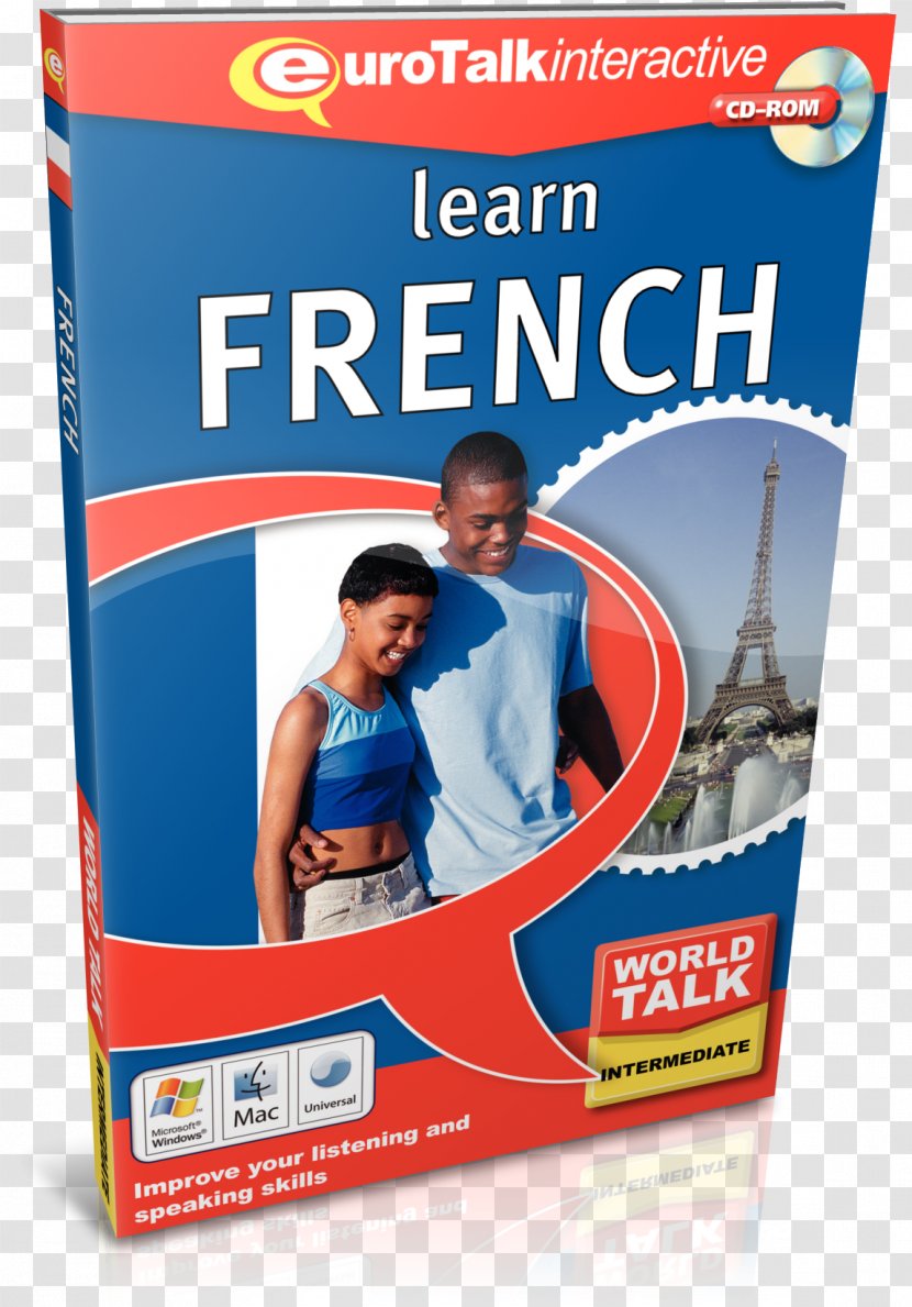 Apprenez Le Français! Verstehen Und Sprechen In Der Praxis World Talk Learn French Eurotalk CD-ROM - Advertising - Berber Languages Transparent PNG