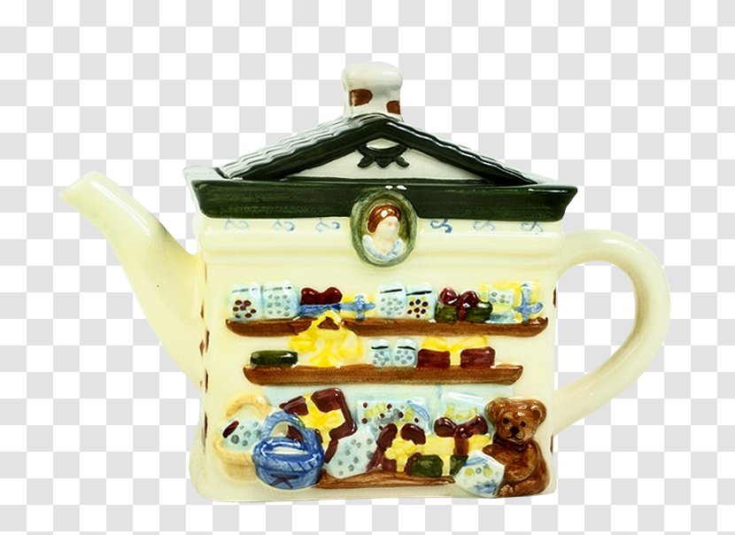 Teapot Kettle Ceramic - Porcelain Transparent PNG