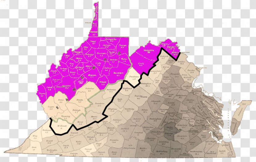 West Virginia Map Stock Photography - United States Transparent PNG