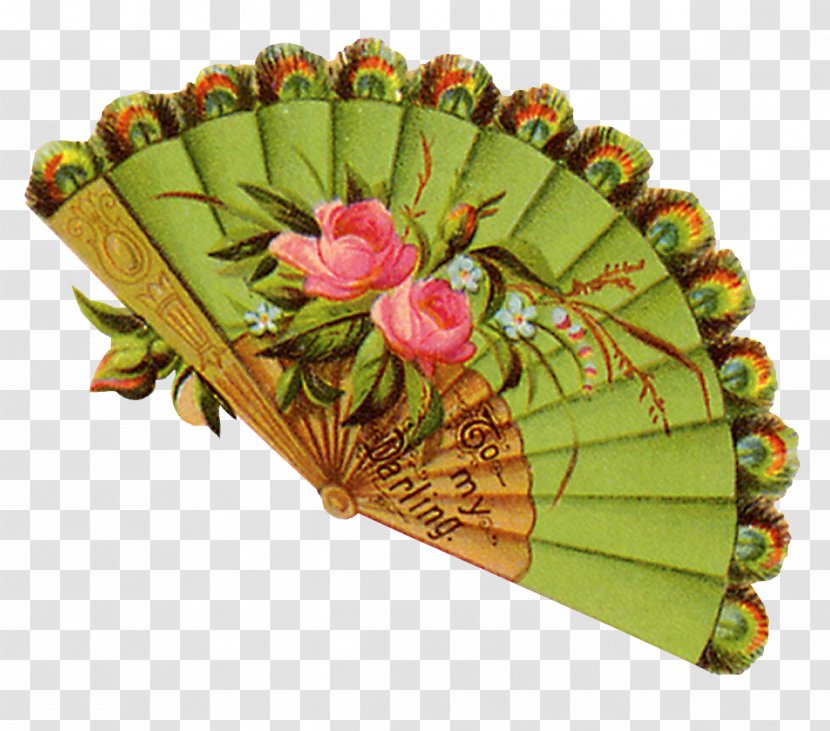 Hand Fan Paper Green Ceiling Fans Transparent PNG