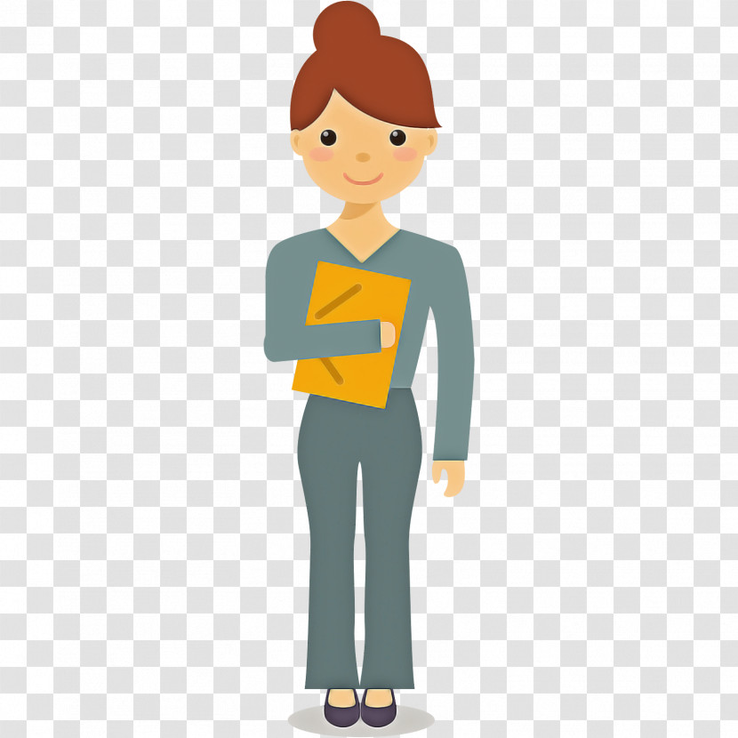 Cartoon Standing Male Animation Gesture Transparent PNG