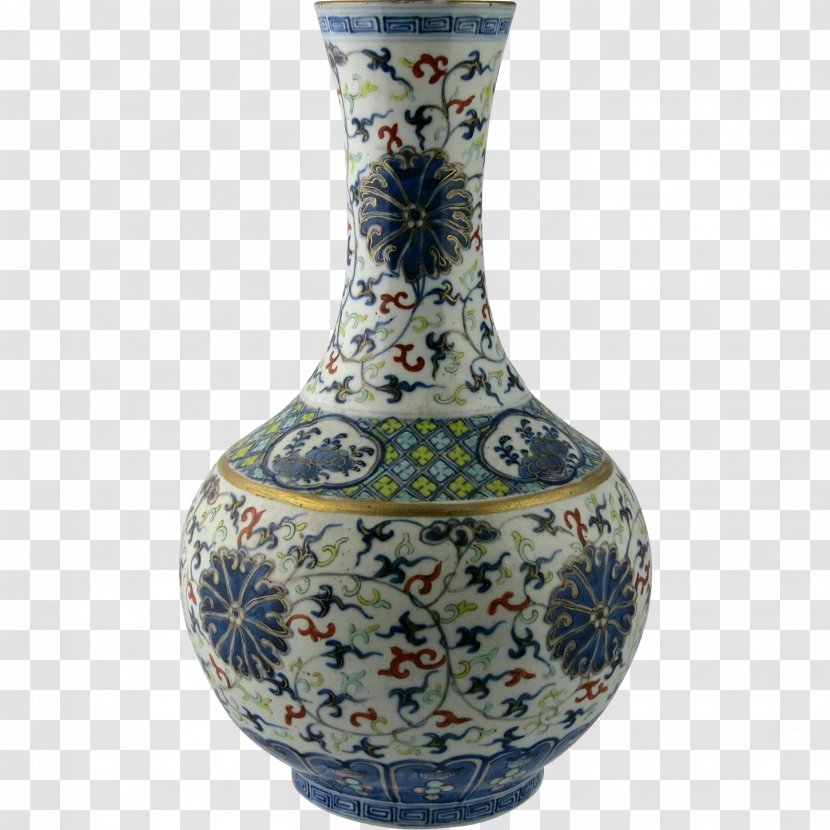 Blue And White Pottery Ceramic Vase Porcelain Transparent PNG