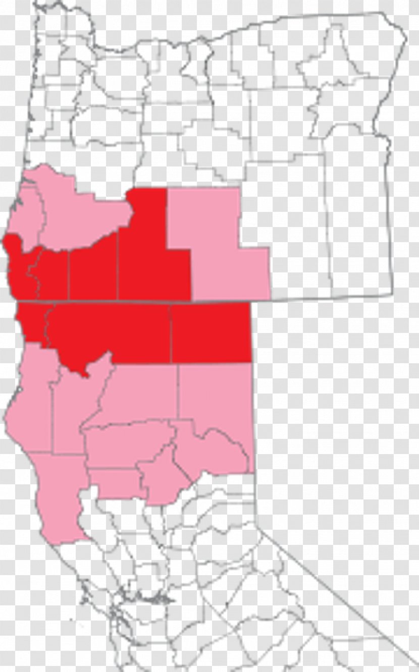 Jefferson Oregon Lassen County, California U.S. State 51st - Map - United States Transparent PNG