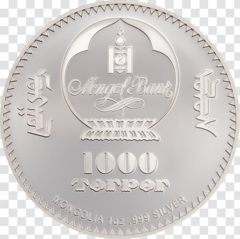 Mongolia Silver Coin Cuban Revolution - Money Transparent PNG