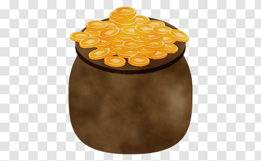 Yellow Lid Cookie Jar Food Table Transparent PNG
