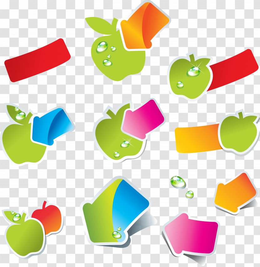 Organic Food Fruit Vegetable Sticker Transparent PNG