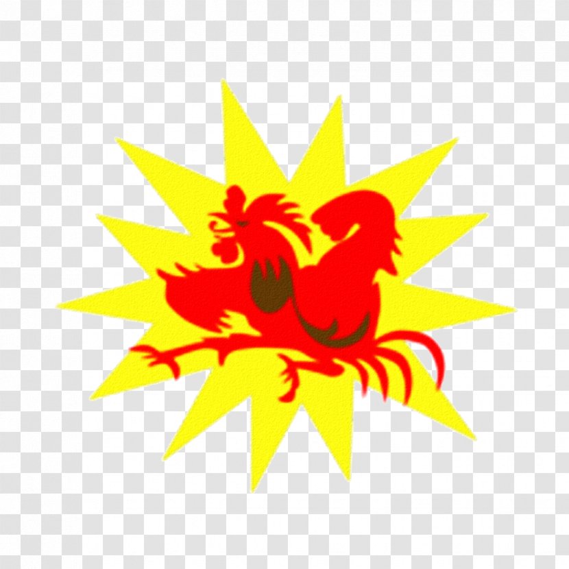 Cock Puncher Chicken Logo Cartoon - Kung Fu Transparent PNG