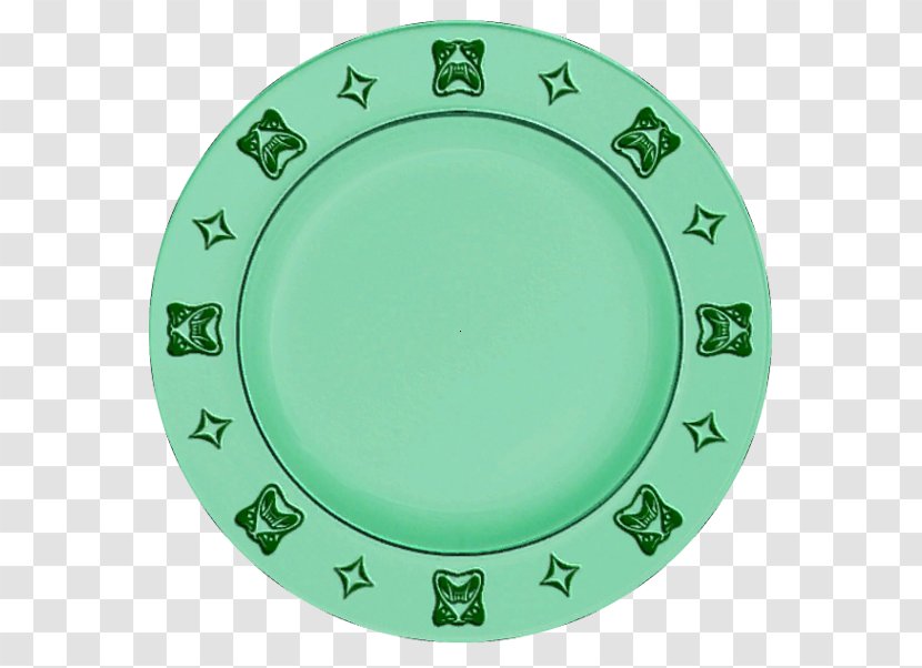 Plate Green Tableware - Dishware Transparent PNG