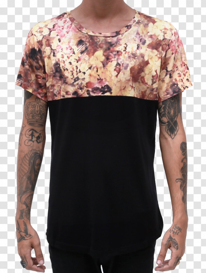 T-shirt Shoulder Sleeve Blouse - Tshirt Transparent PNG
