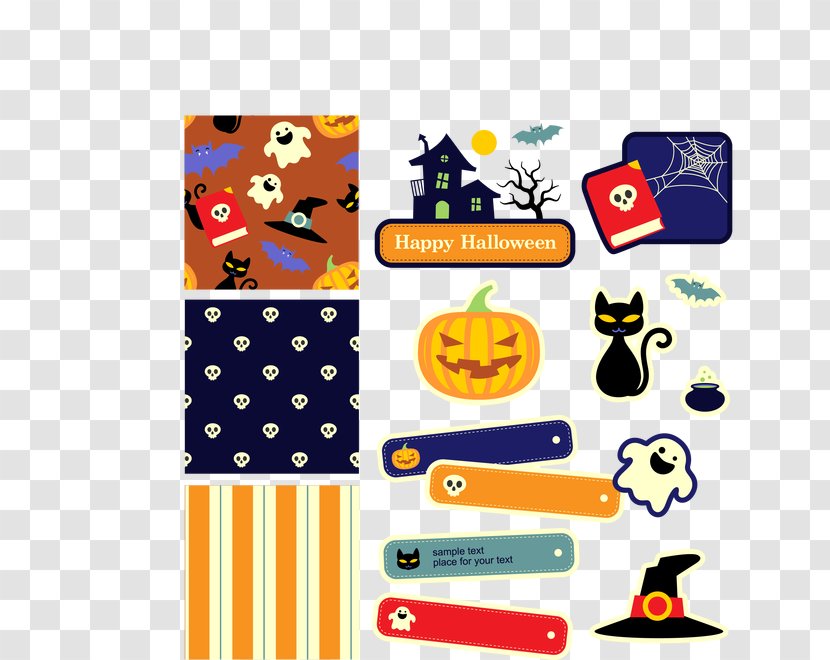 Template Download Computer File - Material - Halloween Sales Offer Design Templates,Vector Illustration Transparent PNG