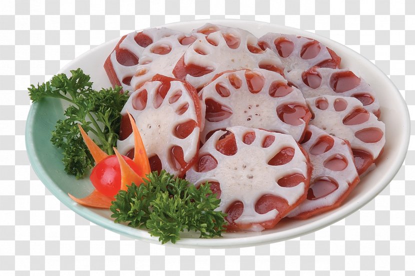 Hot And Sour Soup Nelumbo Nucifera Lotus Root Download - Template - Sand Xianou Transparent PNG
