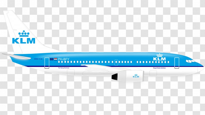 Airplane KLM Flight Airline - Transport - Plane Image Transparent PNG