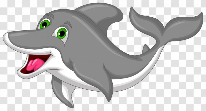 Royalty-free Cartoon - Fictional Character - Dolphin Transparent PNG