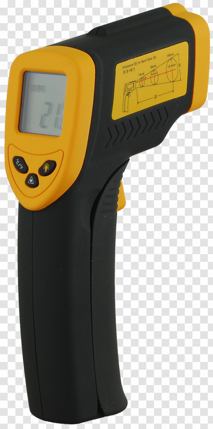 Measuring Instrument Infrared Thermometers Pyrometer - Thermometer Transparent PNG