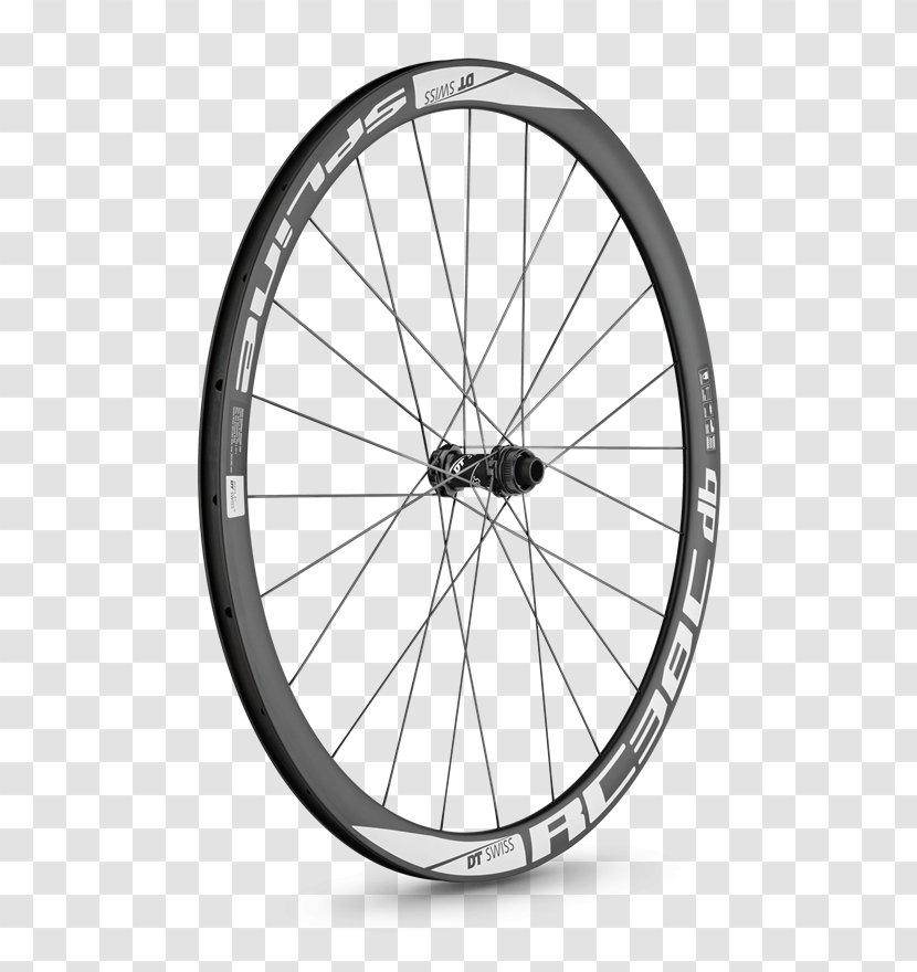 Disc Brake Bicycle Wheel DT Swiss Rim - Drivetrain Part Transparent PNG