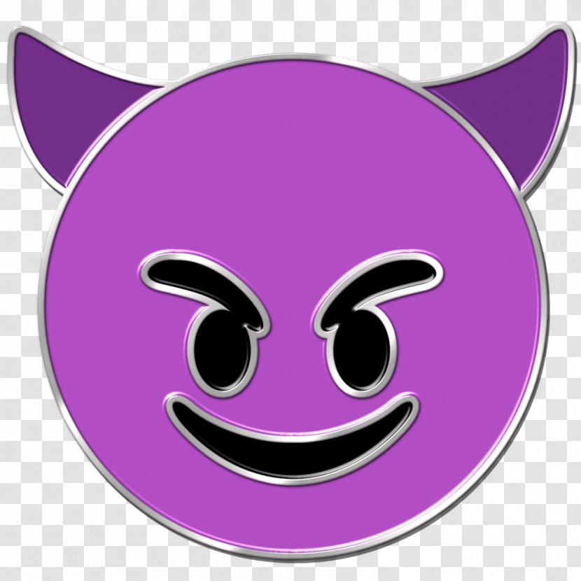 Smiley Devil Emoji Demon - Key Chains Transparent PNG