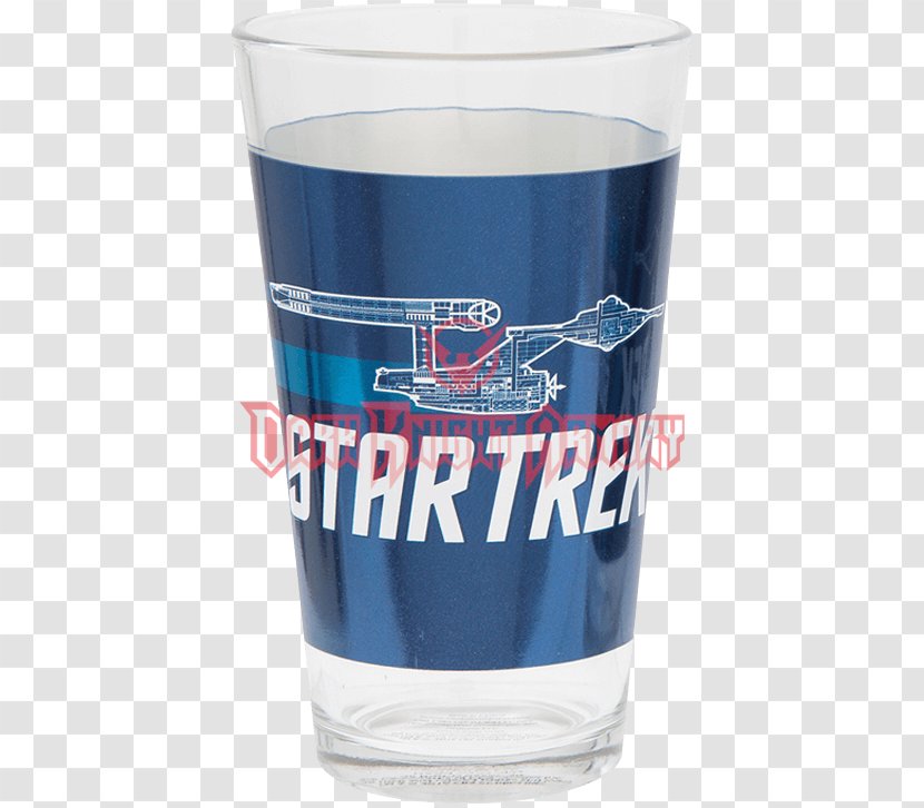 Pint Glass Spock Star Trek Tumbler Transparent PNG