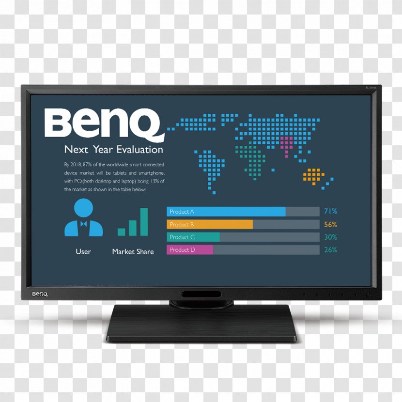 BenQ Monitor Computer Monitors IPS Panel 1080p - Benq - Eye Care Transparent PNG