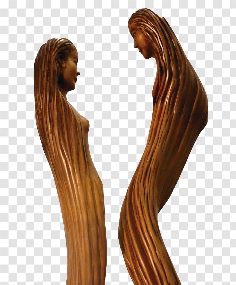 Art Sculpture Wood Carving - Root - Men And Women Transparent PNG