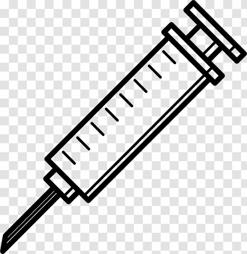 Hypodermic Needle Injection Syringe Icon - Flower - Simple Transparent PNG