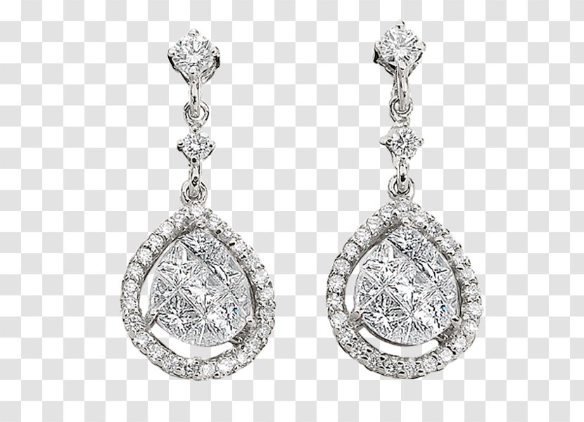 Earring Bride Swarovski AG Jewellery Cubic Zirconia - Bracelet Transparent PNG