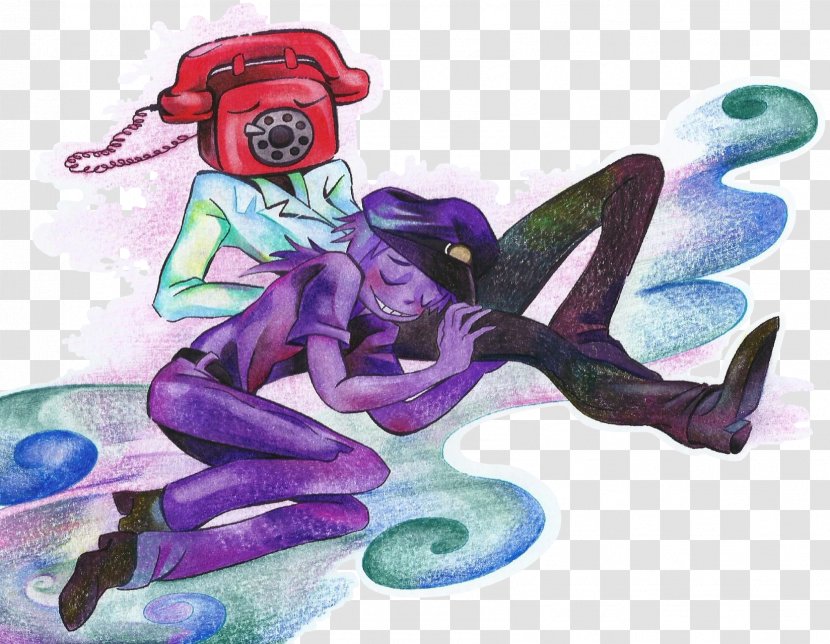 Five Nights At Freddy's 4 DeviantArt Fan Art Animatronics - Iphone X - Purple Twill Transparent PNG