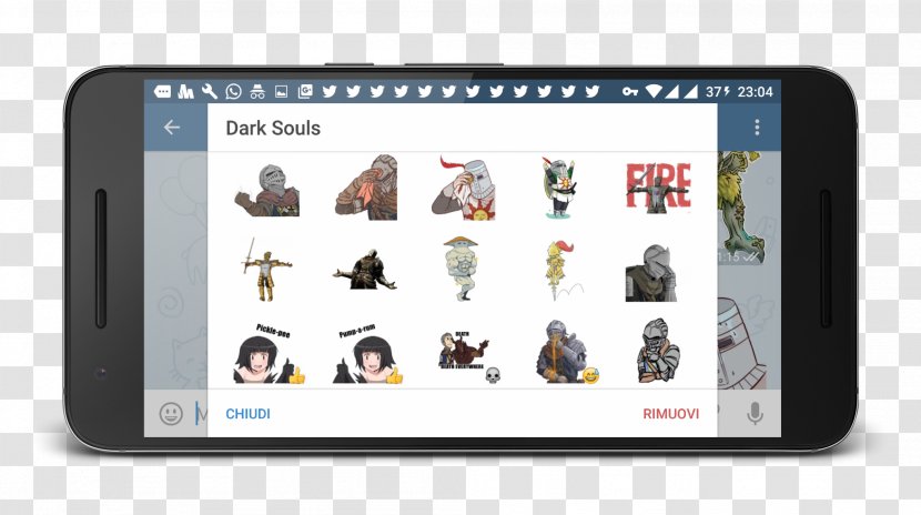 Smartphone Sticker Telegram Dark Souls Video Game - Heart Transparent PNG