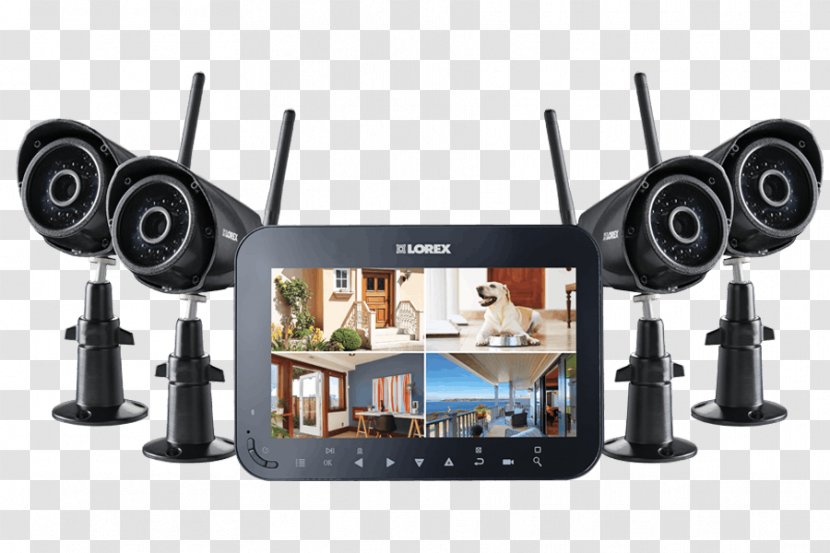 System Wireless Security Camera Closed-circuit Television Home Surveillance - Computer Monitors Transparent PNG