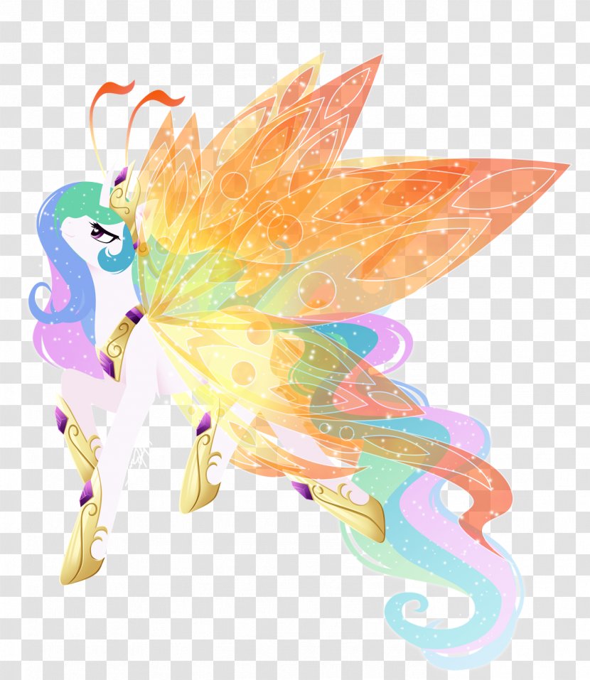 Princess Celestia Luna Pony Rainbow Dash Rarity - Fan Art - Little Transparent PNG