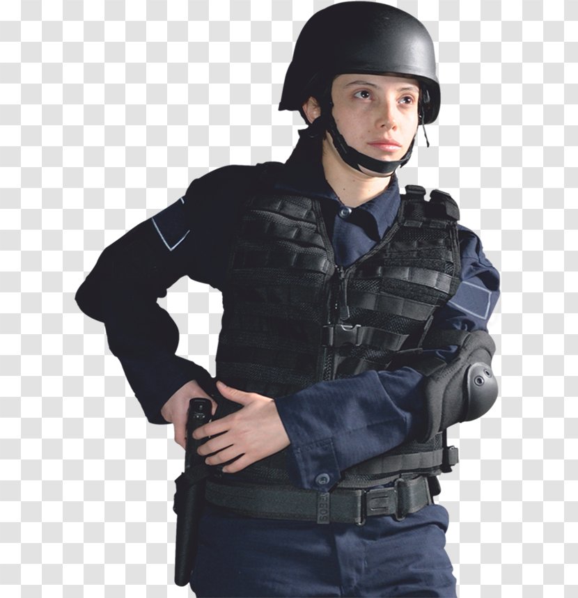 Police Officer Bullet Proof Vests Gilets Bulletproofing - Security - Spine Transparent PNG