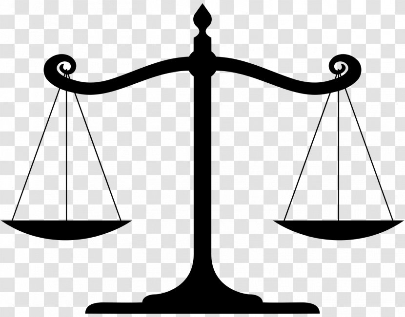 Transparency Lady Justice Measuring Scales Weight - Blackandwhite Balance Transparent PNG