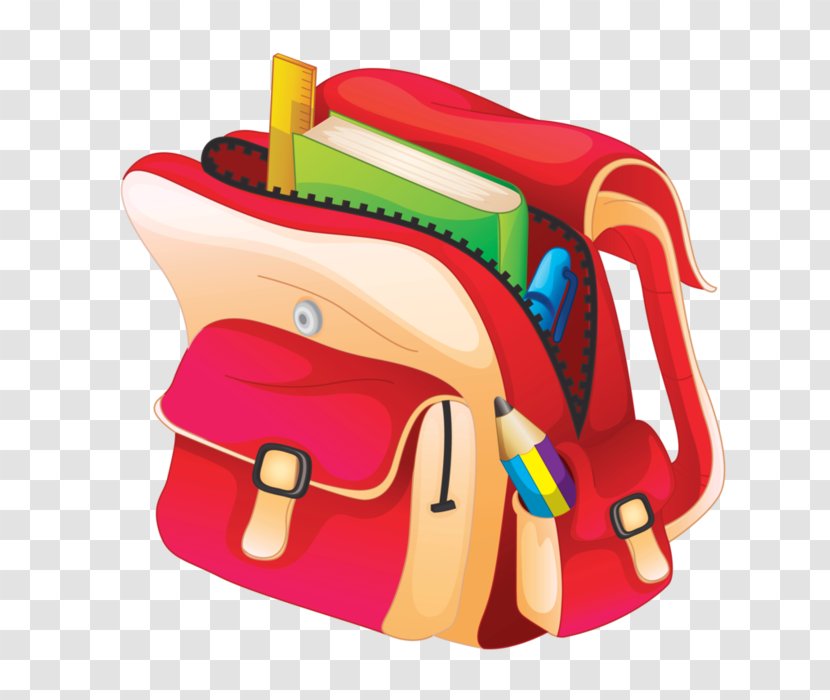 Backpack School Clip Art - Frame Transparent PNG