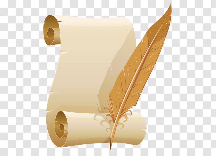 Paper Quill Pen Papyrus Inkwell - Feather - 8th March Transparent PNG