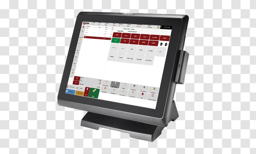 Point Of Sale POS Solutions Sales Display Device Touchscreen - Multimedia - Pos Machine Transparent PNG