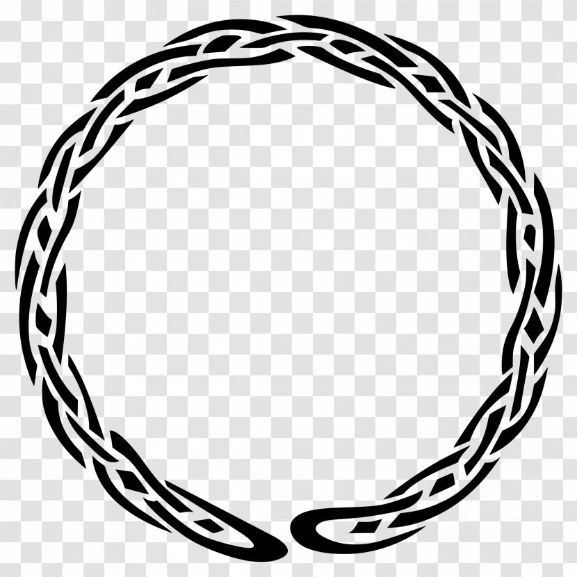 Circle Clip Art - Black And White - Ink Transparent PNG