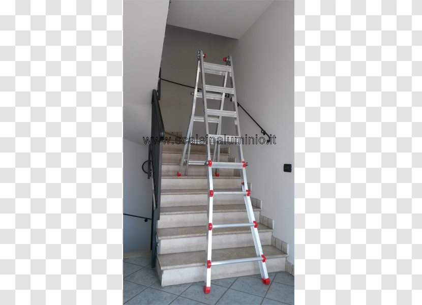 Stairs Handrail Ladder Aluminium Trabattello Transparent PNG