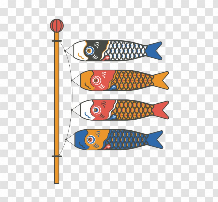 Koinobori Japan Illustration Vector Graphics - Drawing - Fish Flag Transparent PNG