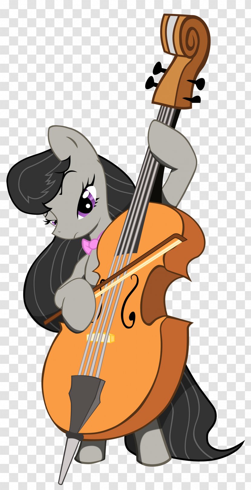 Bass Violin Double Violone Viola - Fictional Character Transparent PNG