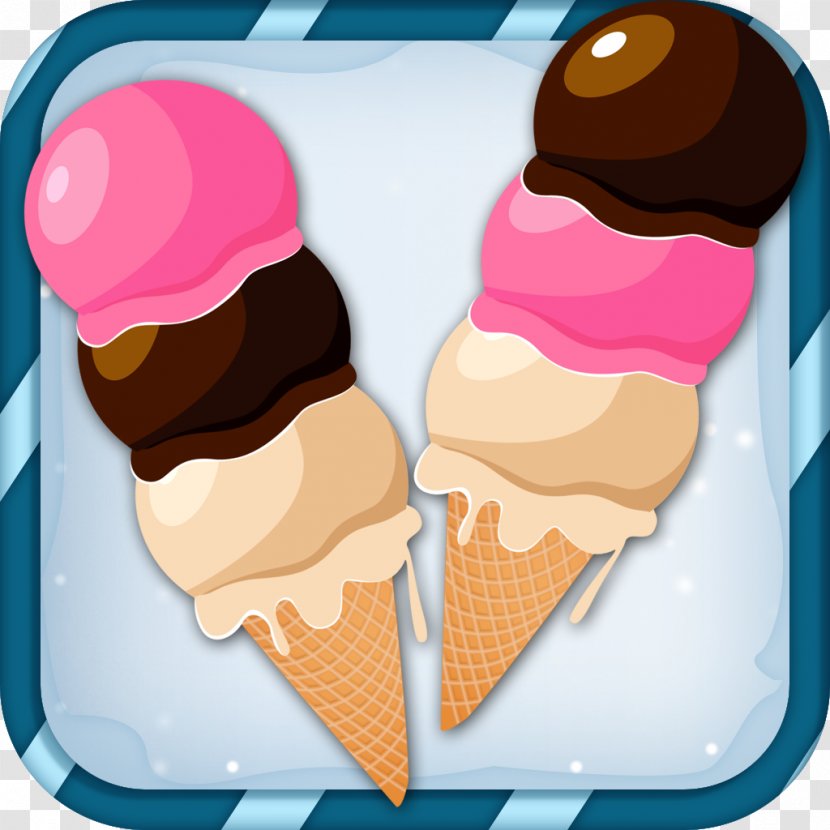 Neapolitan Ice Cream Cones Food Scoops Transparent PNG