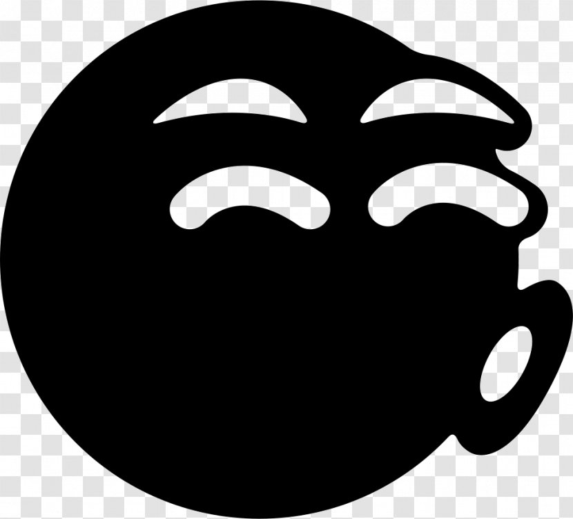 Smiley Face Emoticon Download - Blackandwhite Transparent PNG