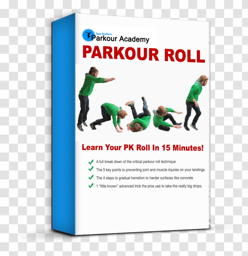 Parkour Roll Tutorial How-to Training - Human Behavior - Learn More Transparent PNG