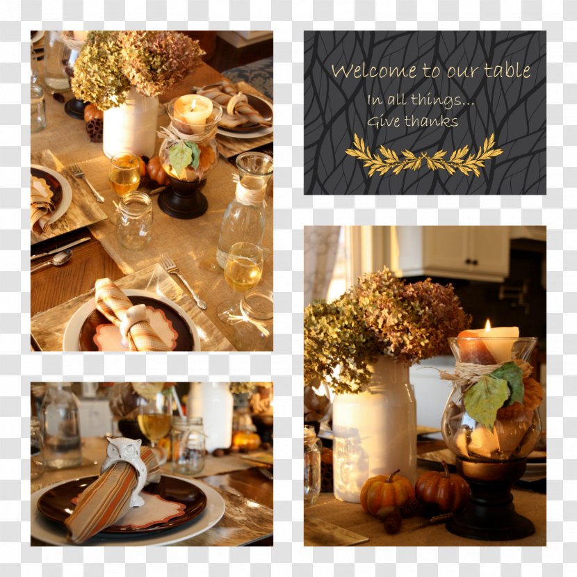 Centrepiece Table Thanksgiving Holiday Halloween - Tableware Transparent PNG