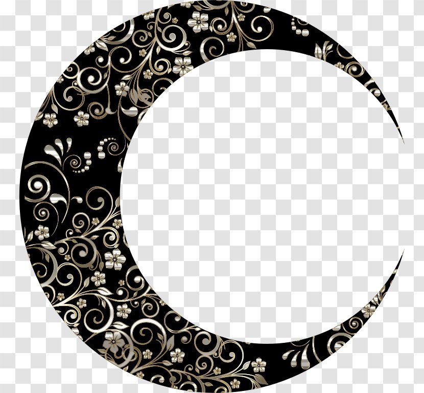 Crescent Clip Art Moon Image - Body Jewelry Transparent PNG