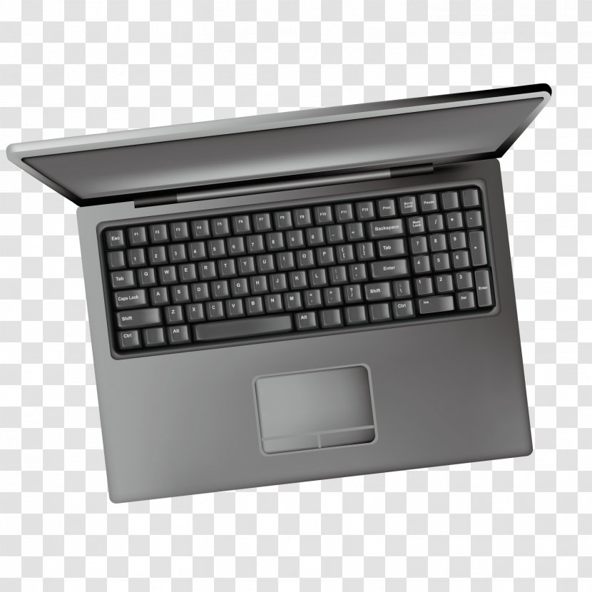 Computer Keyboard Mouse Laptop Clip Art - Electronic Device - Exquisite Laptops Transparent PNG
