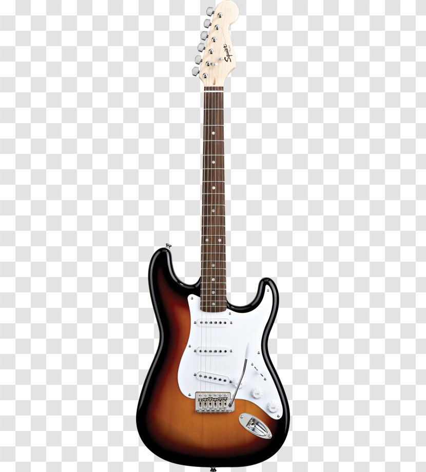 Fender Stratocaster Squier Bullet Musical Instruments Corporation Sunburst - String Instrument Transparent PNG